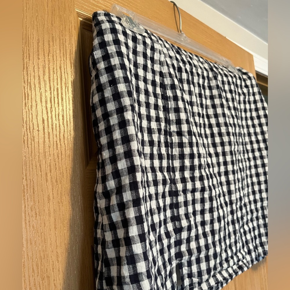 American Eagle Outfitters Black and White Checkered Mini Skirt - Picture 7 of 10